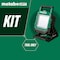 Metabo Hpt 18V Cordless LED 4K Lumen Work Light Bare UB18DCQ4M - alternate 6